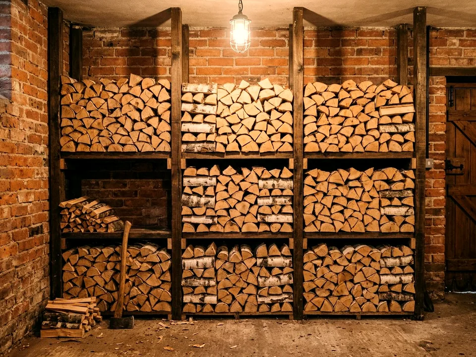 Круговая поленница holzhausen, Лунёво, улица Луговая, 14В